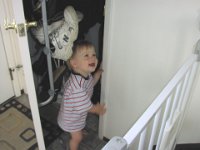 playing in the closet